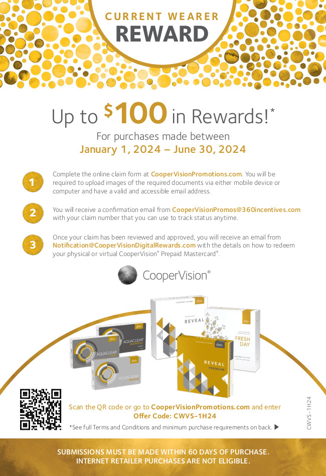 CooperVision Rebate image A